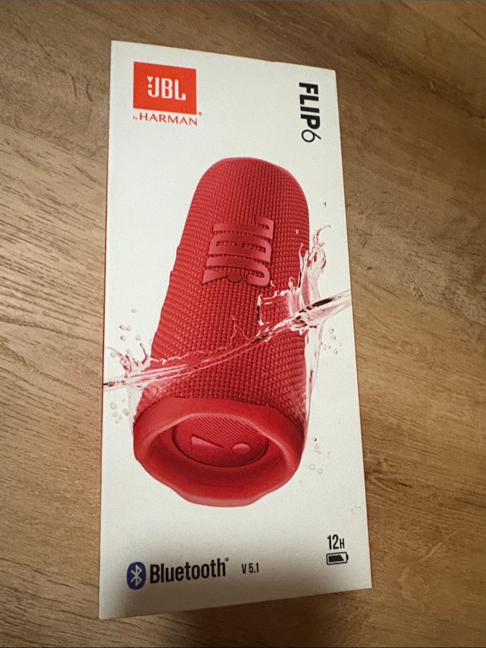 New JBL Flip 6 Portable Bluetooth Speaker - Red